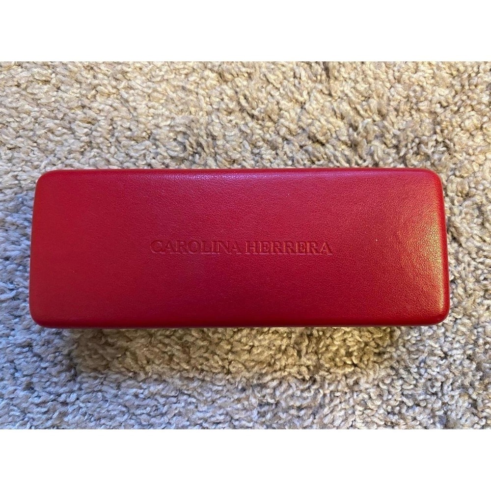 Carolina Herrera Eyeglasses Case Red